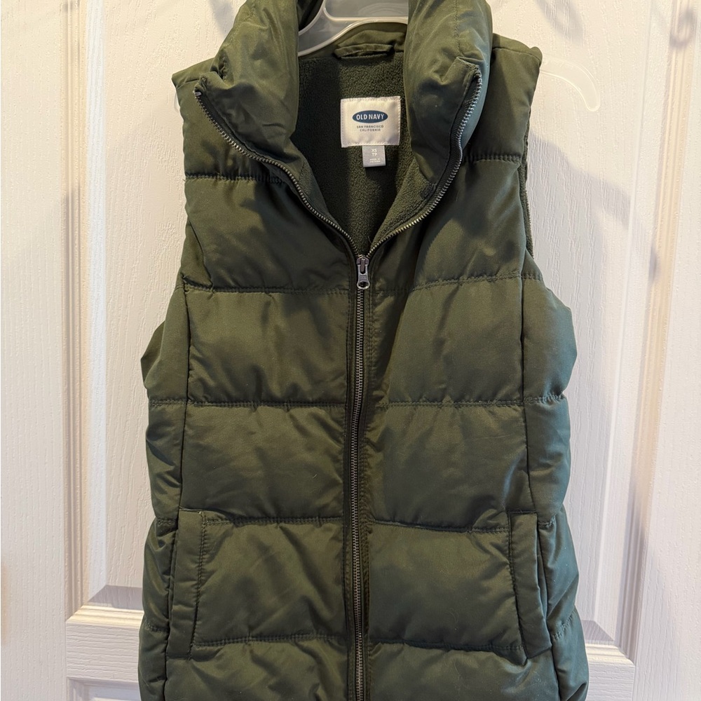 Green Puffer Vest